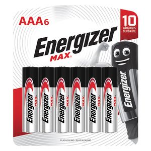 Pila Energizer Max Aaa X 6und