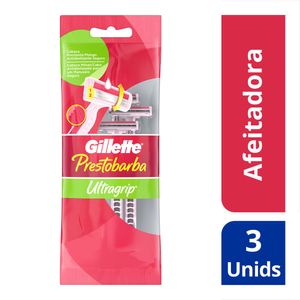 Maquinas De Afeitar Desechables Gillette Prestobarba Ultragrip X 3Und