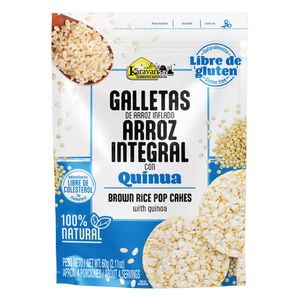 Galleta Arroz Integral Karavansay Quinua X 60G