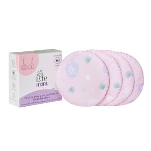 Protectores De Lactancia Lifemom Reutilizables X 4und