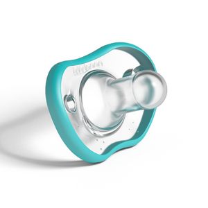 Chupo Nanobebe Flexy Silicona Verde Azul 3Meses X 2Und