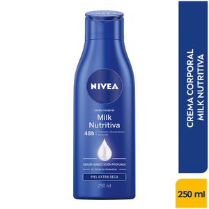 Crema Corporal Nivea Body Milk Nutritiva X 250Ml