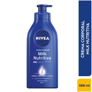 Crema Corporal Nivea Body Milk Nutritiva X 1 Litro