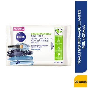 Toallitas Desmaquillantes Nivea Piel Normal X 25Und