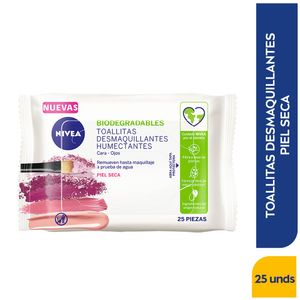 Toallitas Desmaquillantes Nivea Piel Seca X 25Und