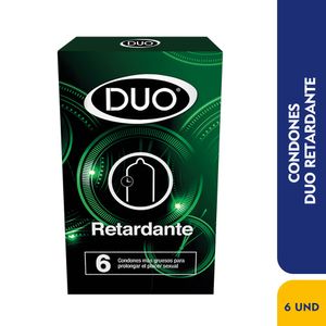 Condones Duo Retardante x 6und
