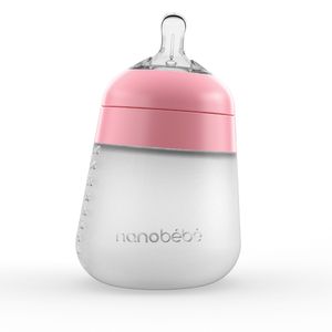Biberon Nanonbebe Silicona Flex Rosa X 260Ml