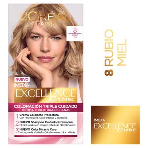 Tinte Capilar L'Oréal Paris Excellence Creme 8 Rubio Claro