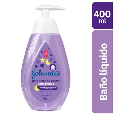 Baño Líquido Johnson's Baby Recién Nacido Frasco Con 200 mL y Crema  Hidratante Johnson's Recién Nacido