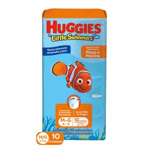 Pañales Huggies Little Swimmers Etapa M/G 10Und