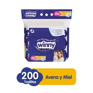 Oferta Toallitas Humedas Winny Avena Y Miel X 160 + 40und