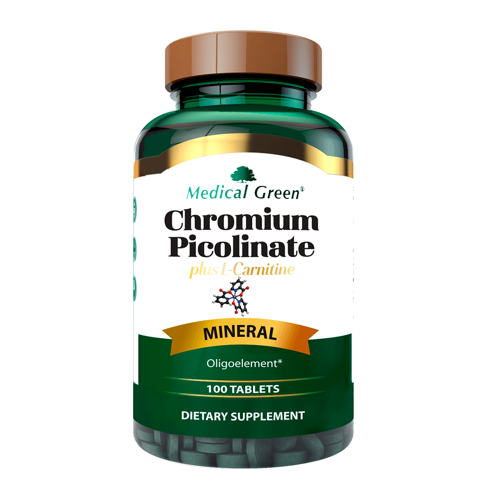 Chromium Picolinate Medical Green X 100 Tabletas
