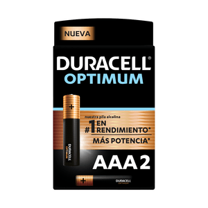 Baterias Duracell Optimum AAA X 2Und