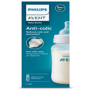 Tetero Avent Anti-Colico 3 Meses + 11OZ/330ml