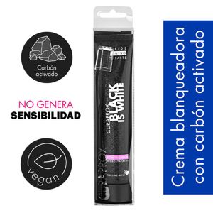 Kit Crema Dental Curaprox Black Is White 90 ml + Cepillo Curaprox Dental Ultrasoft