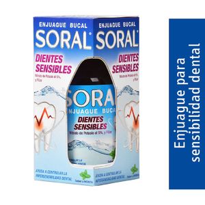 Enjuague Bucal Soral-F Dientes Sensibles X 240Ml