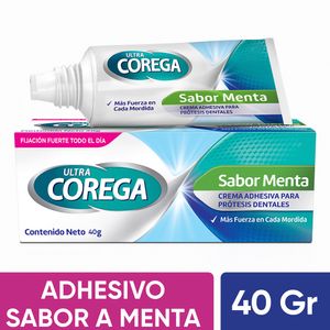 Crema Adhesiva Ultra Corega Menta X 40g