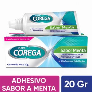 Crema Adhesiva Ultra Corega Menta X 20g