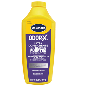 Polvo Pies Dr.Scholls Odor-X Ultra Olor Fuerte X 177g