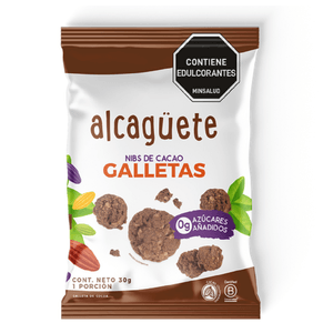 Galletas Alcaguete Nibs de Cacao x 30 gr