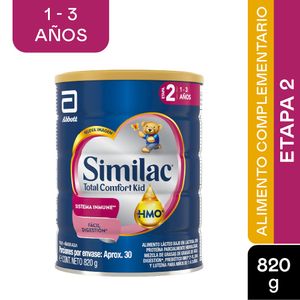 Formula Infantil Similac Total Comfort Kids Etapa 2 1-3A X 820g