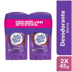 Oferta Desodorante Mujer Lady Speed Stick Invisible Floral 2 und X 45g