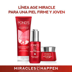 Kit Pond's Age Miracle Ultimate Youth Crema 50g + Limpiador Facial 100g + Serum 30ml