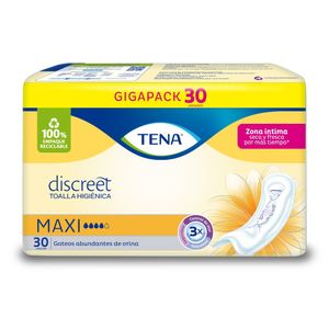 Toallas Higienicas Tena Discreet Maxi X 30Und