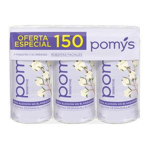 Oferta Pomys Familia Sensitive Desmaquilladoras Facial X 3 X 50und
