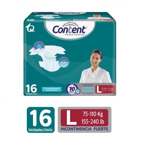 Pañal Content Medical Advanced Talla L X 16und