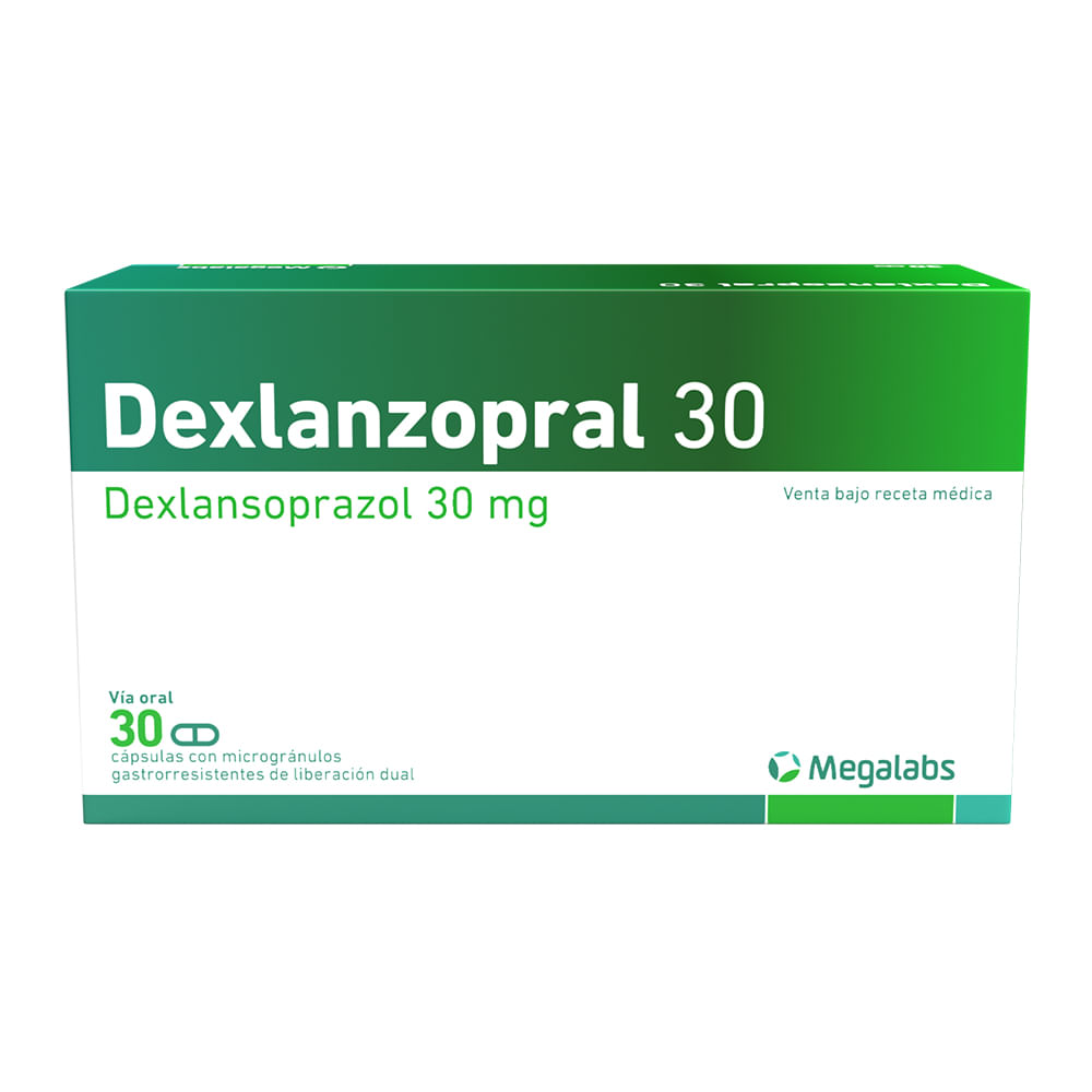 Dexlanzopral 30Mg X 30 Capsulas