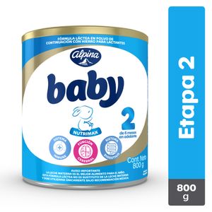 Fórmula Infantil Alpina Baby Nutrimax 2 6-12meses X 800gr