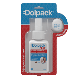 Enjuague Bucal Dolpack Plus (Clorhex 0.20%) Spray 120Ml