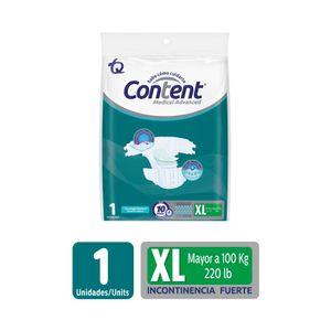 Pañal Content Medical Advanced Talla Xl X 1und