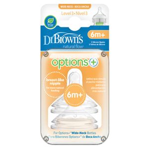 Tetina Dr Browns Options 6m+ X 2Und