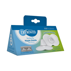 Pezonera Dr Browns Silicona + Estuche X 2Und