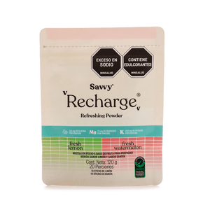 Recharge Savvy Sabor Limon Sandia 6g X 20 Sobres