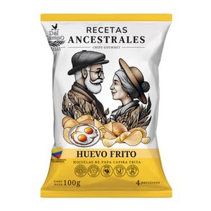 Papas Del Campo Huevo Frito X 100g