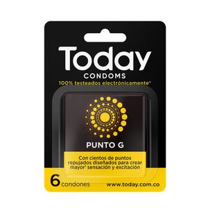 Condon Today Lubricado Punto G X 6Und