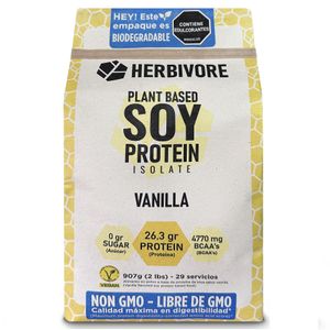 Proteina Herbivore Soya Vainilla X 907g