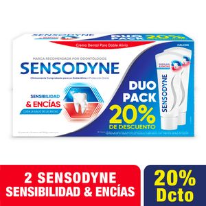 Oferta Crema Dental Sensodyne Sensibilidad Encias X 2 X 100g