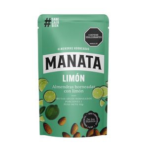Almendras Horneadas Manata Limón X 30g
