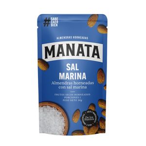 Almendras Horneadas Manata Sal Marina X 30g