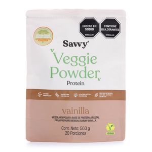 Proteina Savvy Veggie Power Vainilla X 560g
