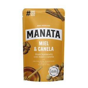 Maní Horneado Manata Miel Canela X 30g