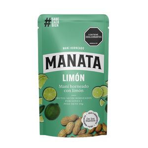 Maní Horneado Manata Limón X 30g