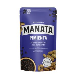 Mani Horneado Manata Pimienta X 30g