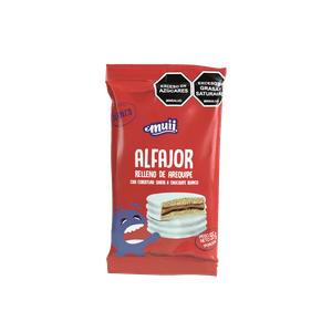 Alfajor Muii Chocolate Blanco Arequipe X 55g