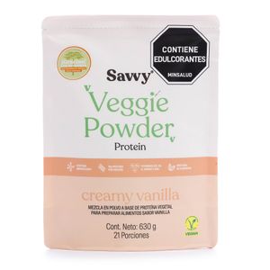 Proteina Savvy Veggie Powder Creamy X 630g
