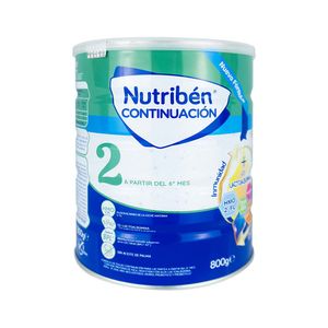 Fórmula Infantil Nutriben Continuación Etapa 2 6m+ X 800g